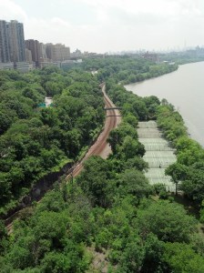 From the George Washington Bridge looking Southwest